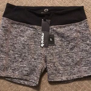 Mono b workout shorts from wantable. Size L.  NWT